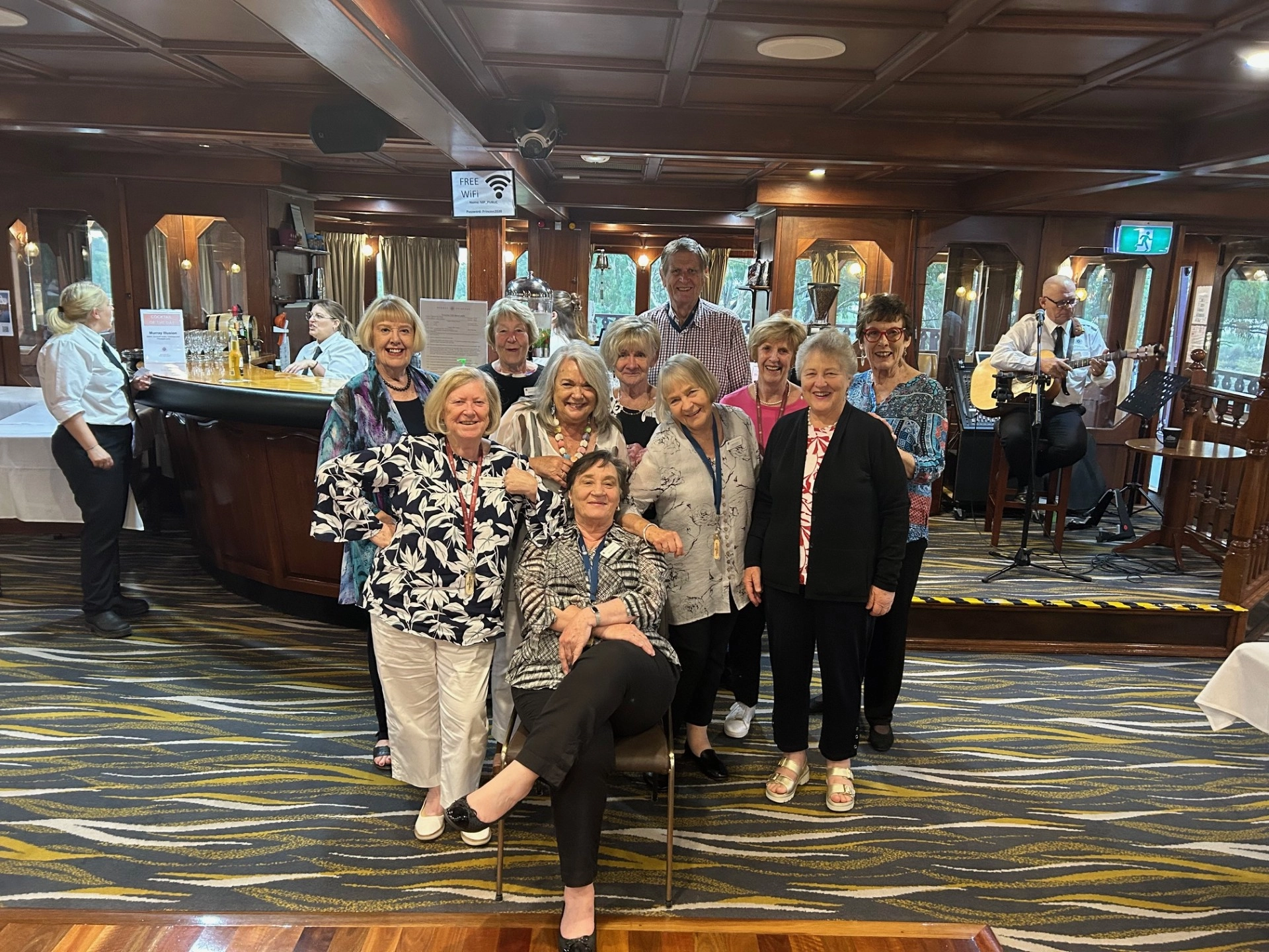 Murray River Princess - Pic 2. Last night on Board Bulleen Heights Probus Club